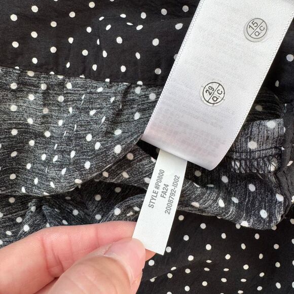 Madewell V-Neck Button-Front Shirt XL Preppy Contemporary - Picture 6 of 6